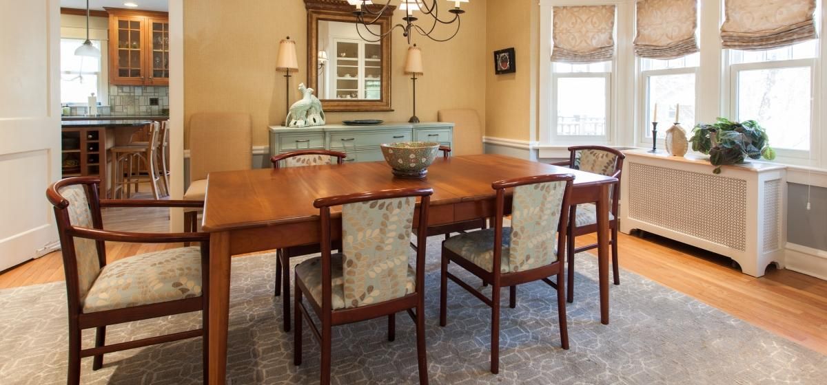 Golden Traditional Dining Room