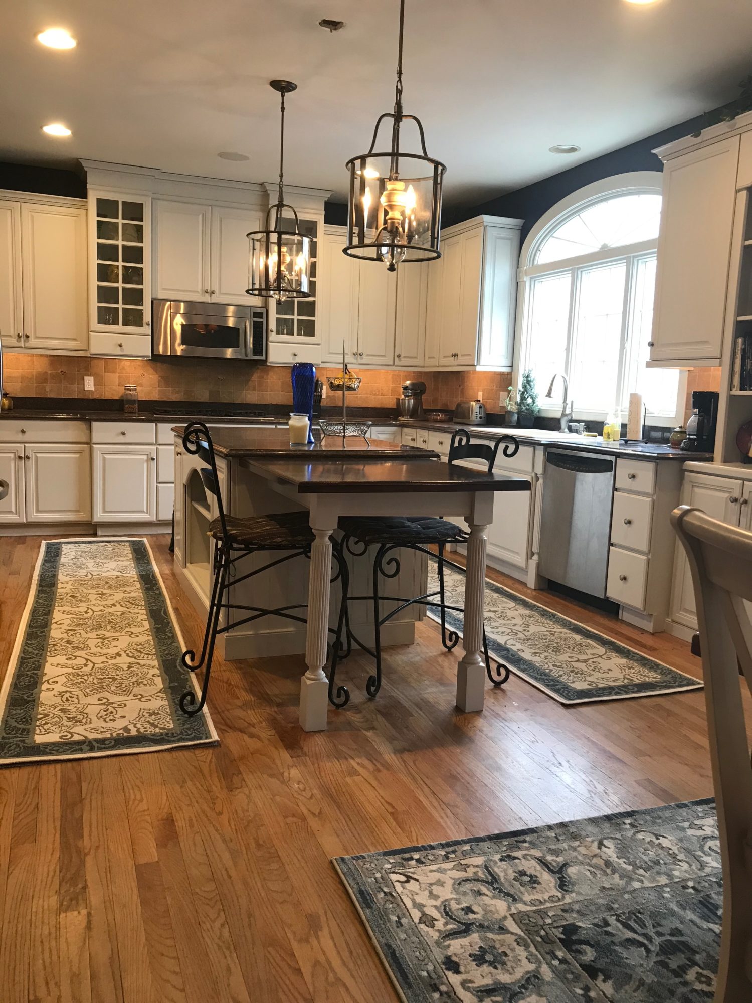 Updated Italian Country Style Kitchen