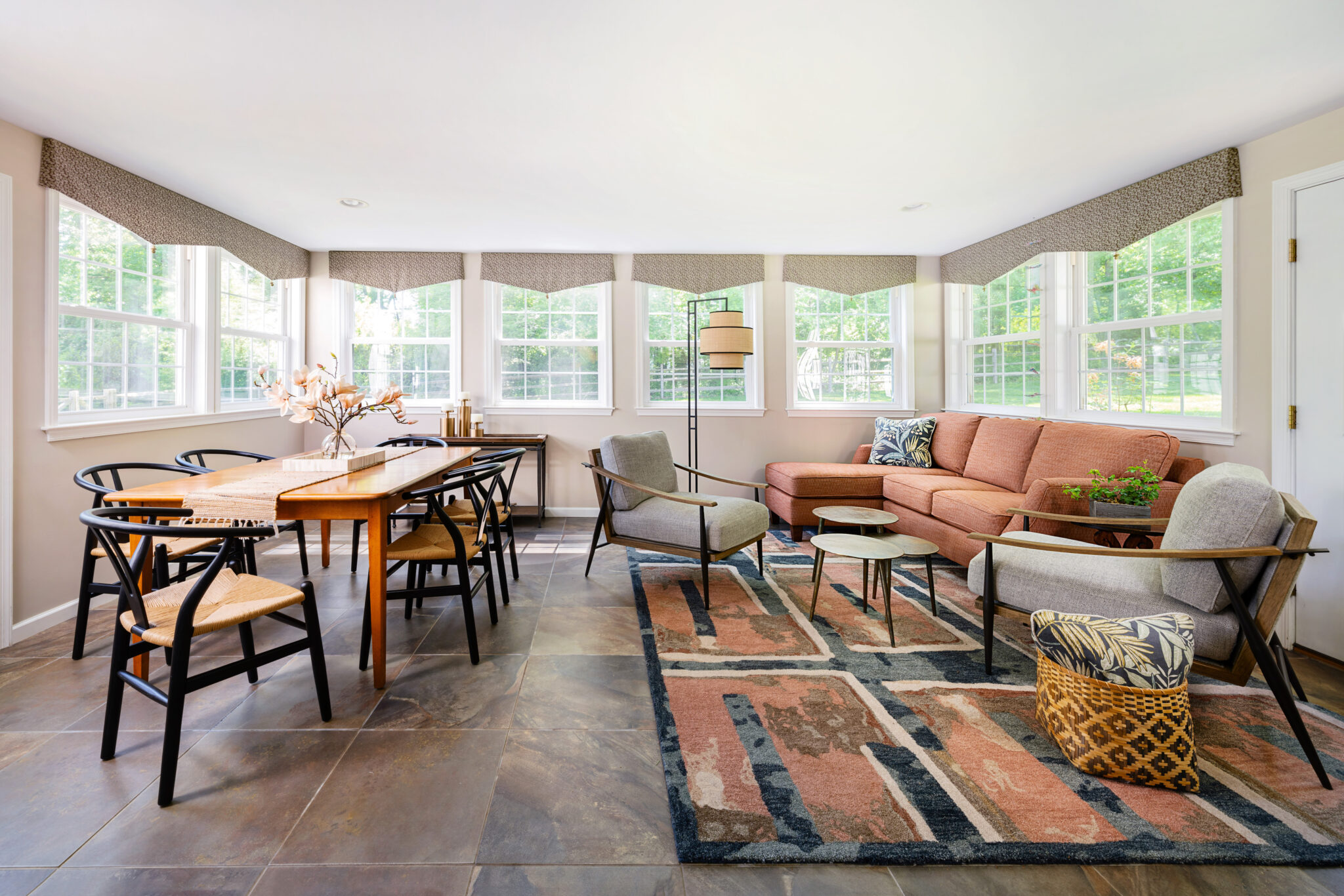 Creating a Mad-men Style Sunroom